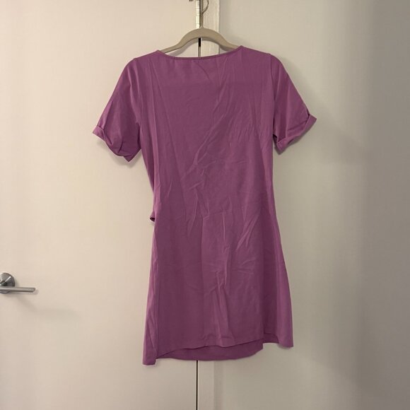 Sezane Pippa Short Dress - Mauve Size Medium - Picture 4 of 4